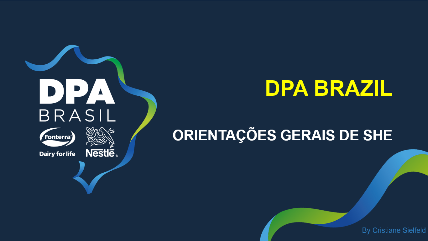 DPA Brazil - Orientações Gerais de SHE